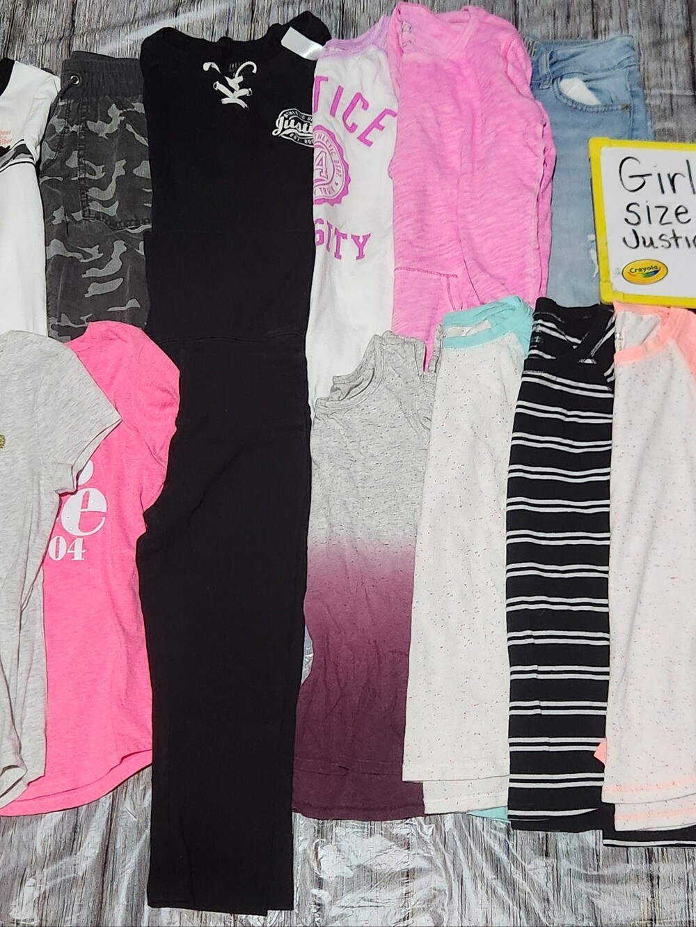 Girls Size 8 Justice Mix Lot/Bundle/Wardrobe